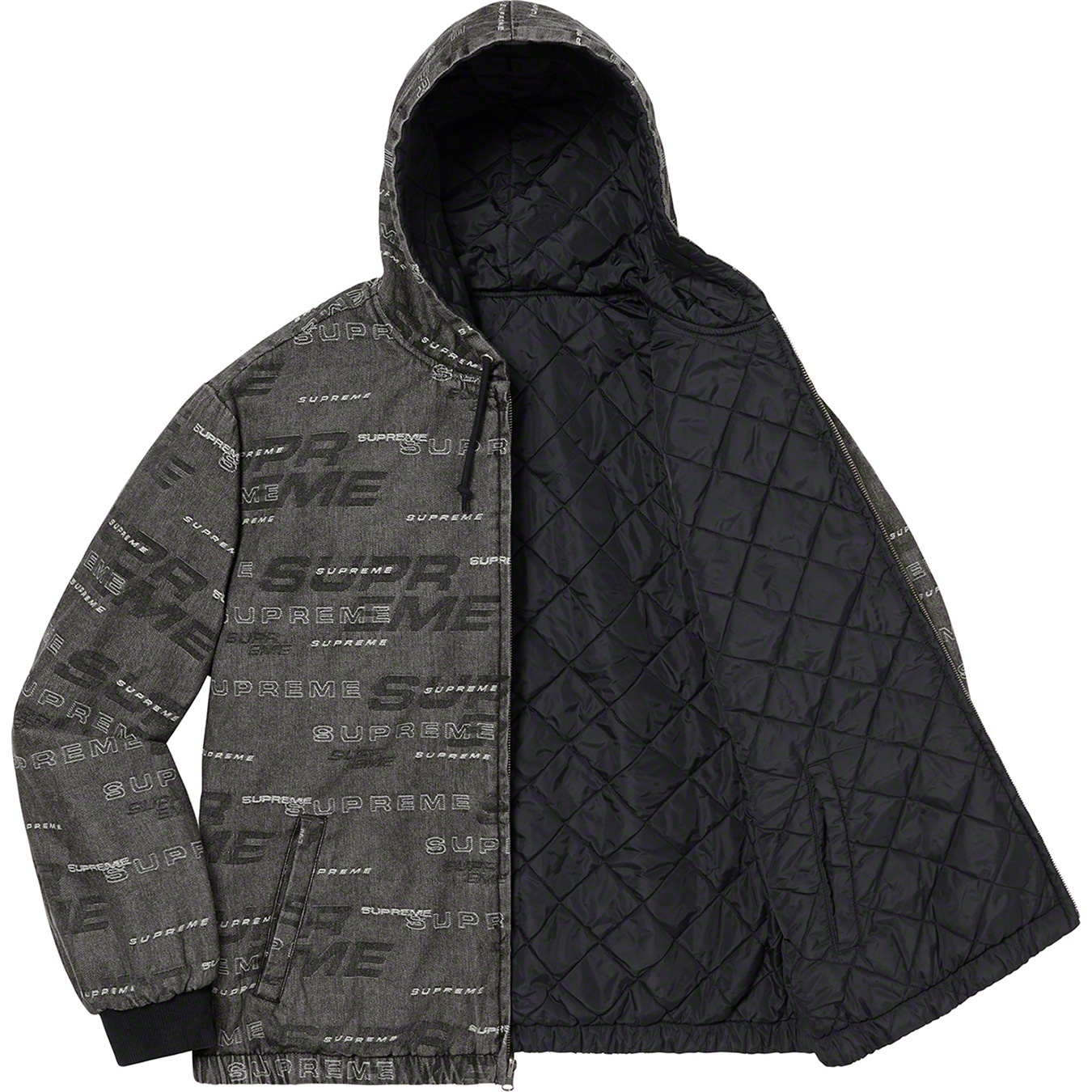 Reversible Dimensions Logo Denim Work Jacket view 7